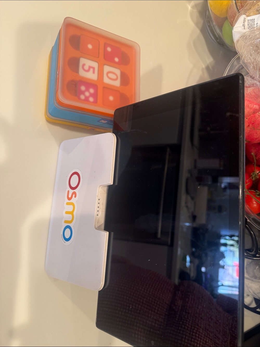 Osmo Tablet Dock with Colorful Game Tiles